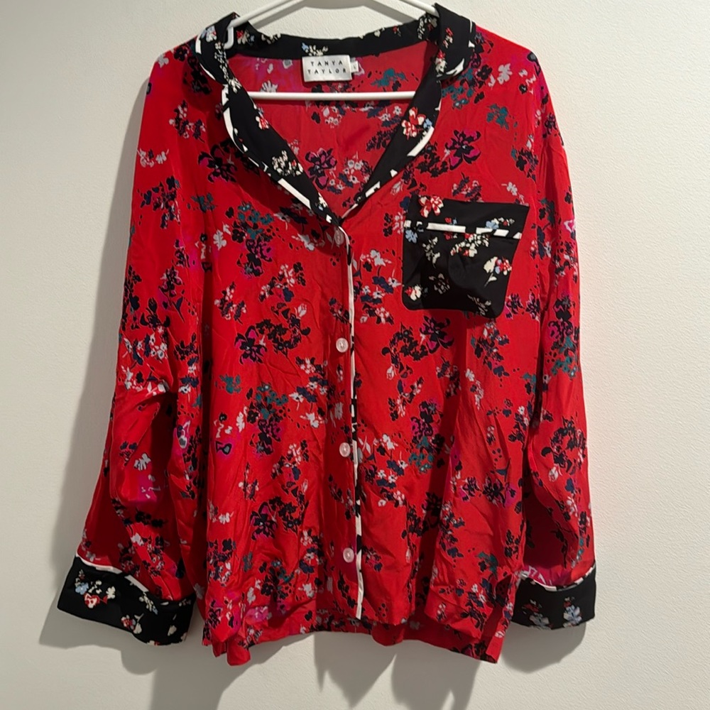 Tanya Taylor Silk Blouse